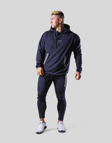 2Way Stretch Utility Pullover Hoodie 2 - Navy