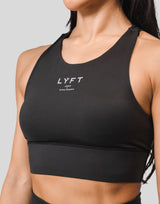 LÝFT High Neck Bratop - Black