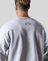 LÝFT × Power House Gym Lion Crewneck Sweat - Grey