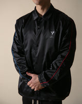 Born to LÝFT COACH JACKET - BLACK - Blue / Red Line