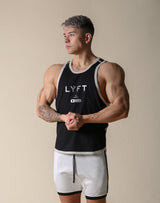 LÝFT Flag Piping Tanktop - Black