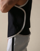 LÝFT Flag Piping Tanktop - Black