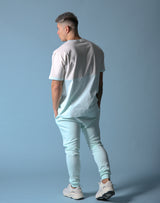 BORN TO LÝFT V Neck Big T-SHIRT - Mint Green