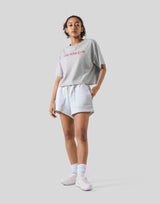 Wide Cropped T-Shirt - Grey