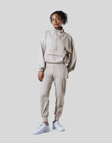 2Way Stretch Half Zip Pocket Jacket - Ivory