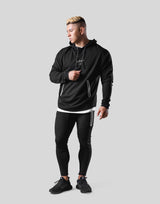 2Way Stretch Utility Pullover Hoodie 2 - Black