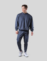 2Way Stretch Pullover Tops - Navy