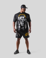 LÝFT × Power House Gym Lion Big T-Shirt - Black