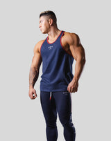 Piping Training Tanktop - Navy/Red