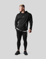 2Way Stretch Utility Pullover Hoodie 2 - Black