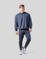 2Way Stretch Pullover Tops - Navy
