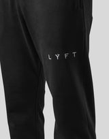 Logo Stitch Sweat Pants - Black