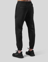 Logo Stitch Sweat Pants - Black