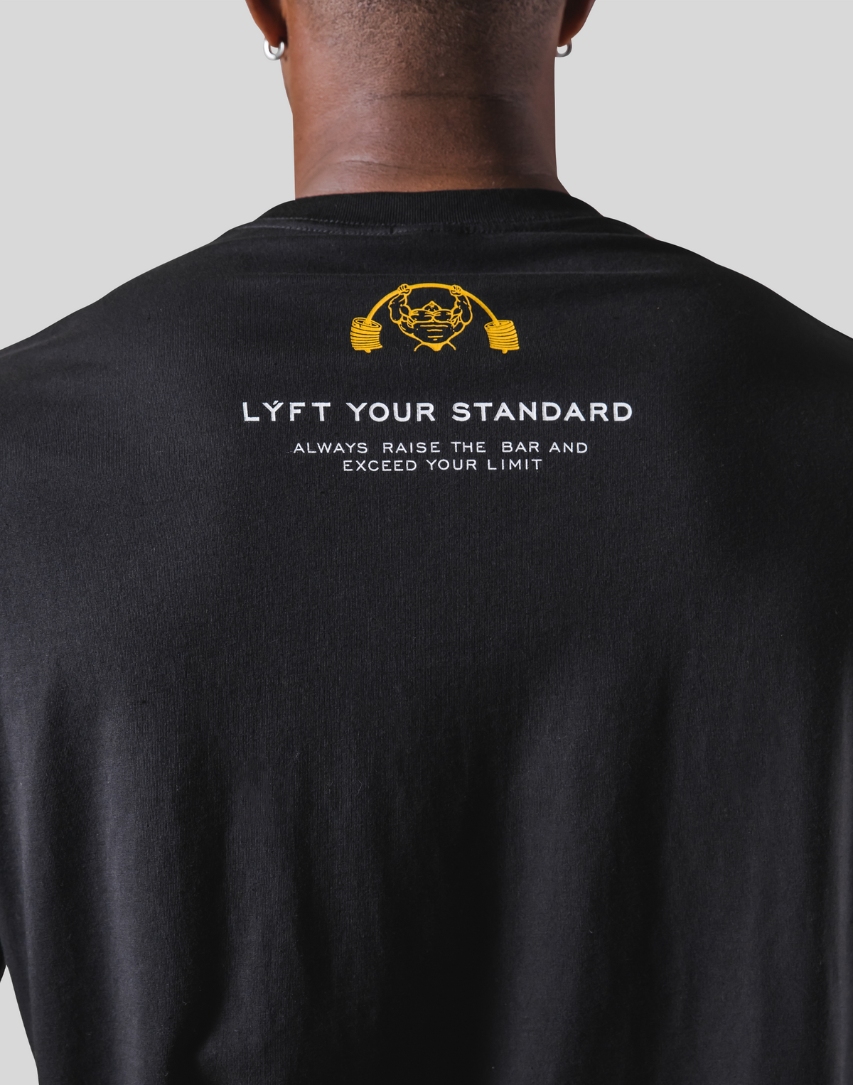 LÝFT × Power House Gym Lion Big T-Shirt - Black