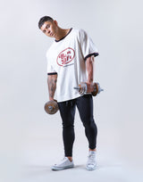 Old Logo Piping Big T-Shirt - Off White