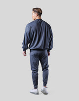 2Way Stretch Pullover Tops - Navy