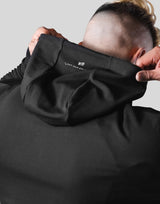 2Way Stretch Utility Pullover Hoodie 2 - Black