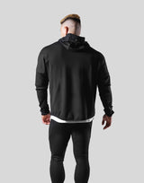 2Way Stretch Utility Pullover Hoodie 2 - Black