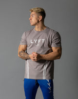 LÝFT 2 Line T-Shirt - Grey