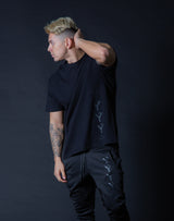 ÝÝÝÝ Big Size T-Shirt - Black x Black