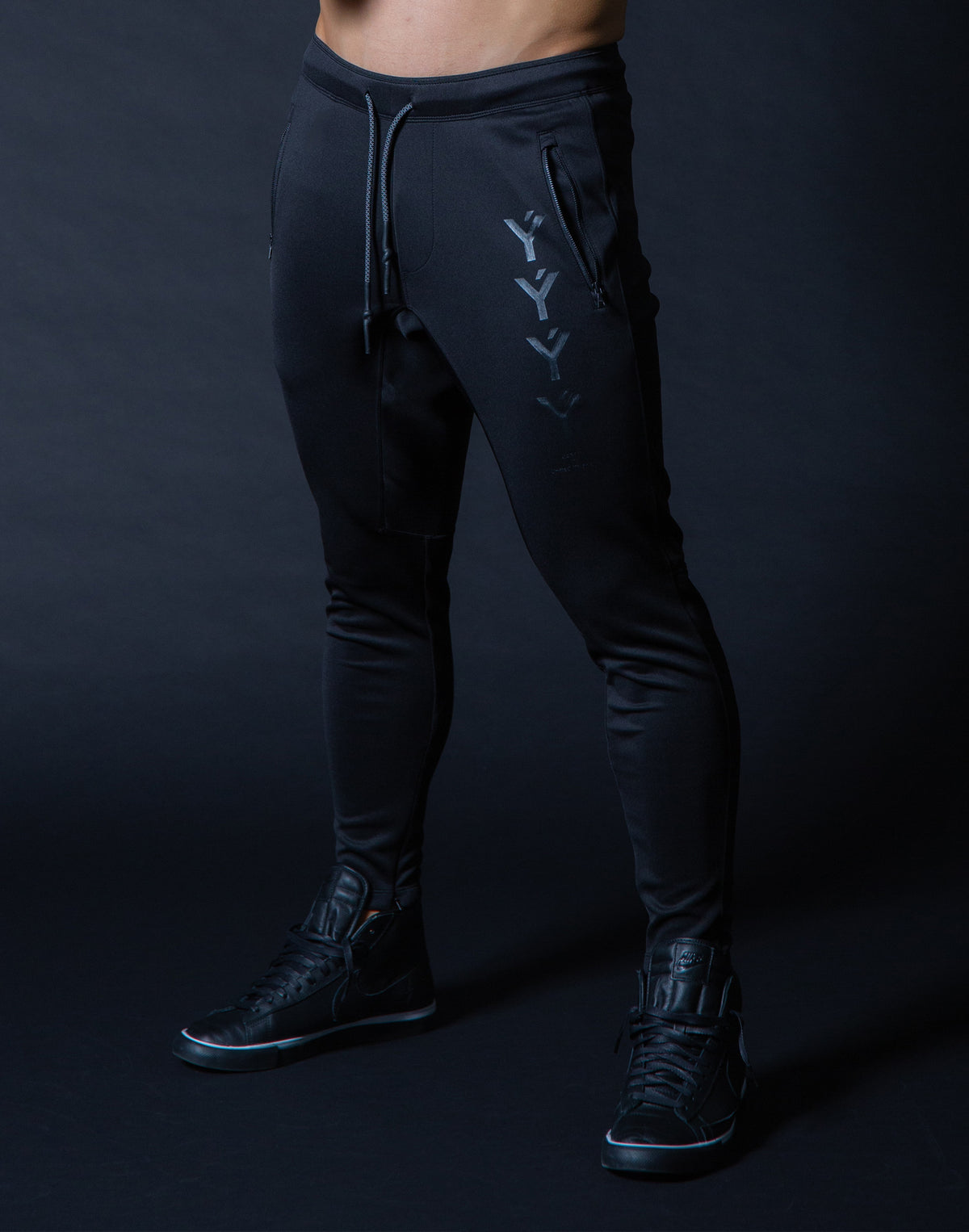 ÝÝ 2Way Stretch Pants - Black x Black