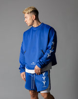 Ý Training Layered crew neck - Blue