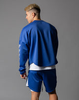 Ý Training Layered crew neck - Blue