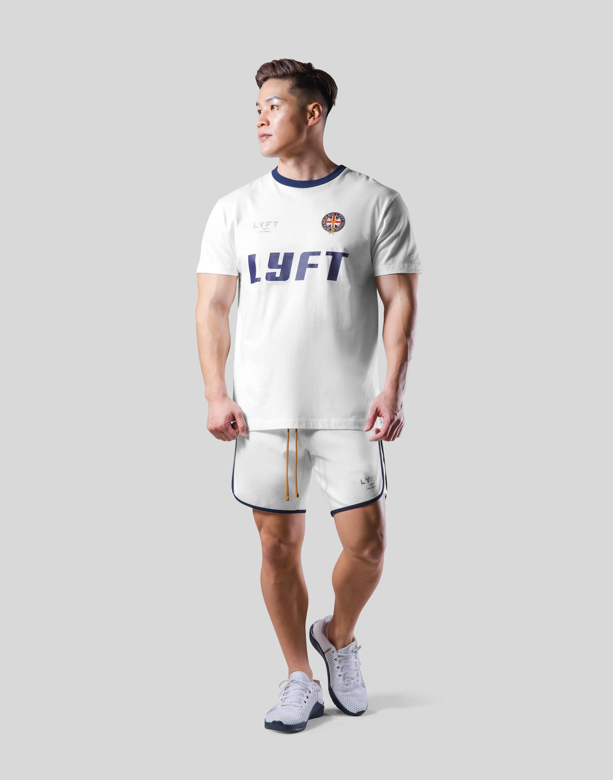 Color Rib Standard T-Shirt - White