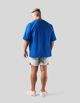 Box Logo Raglan Big T-Shirt - Blue