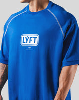 Box Logo Raglan Big T-Shirt - Blue