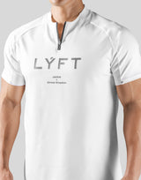 Half Zip Stretch T-Shirt 2 - White