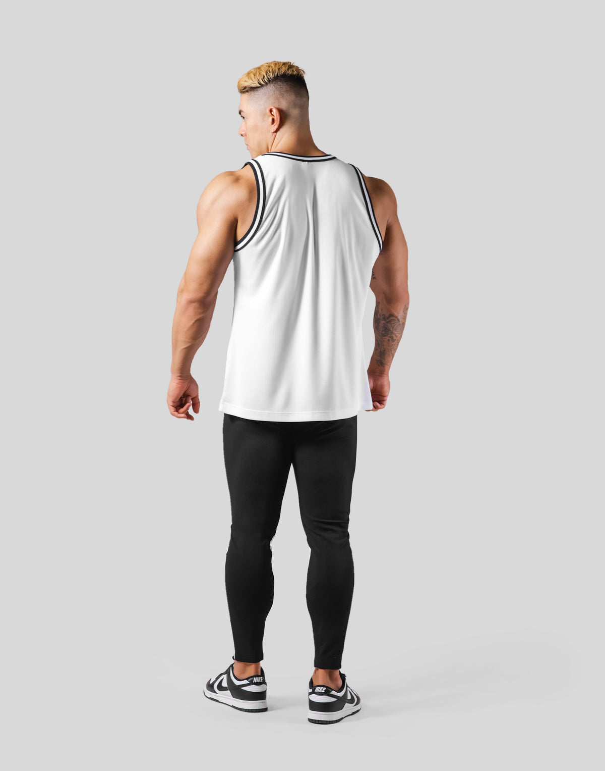 LÝFT Mesh Basketball Tanktop - White