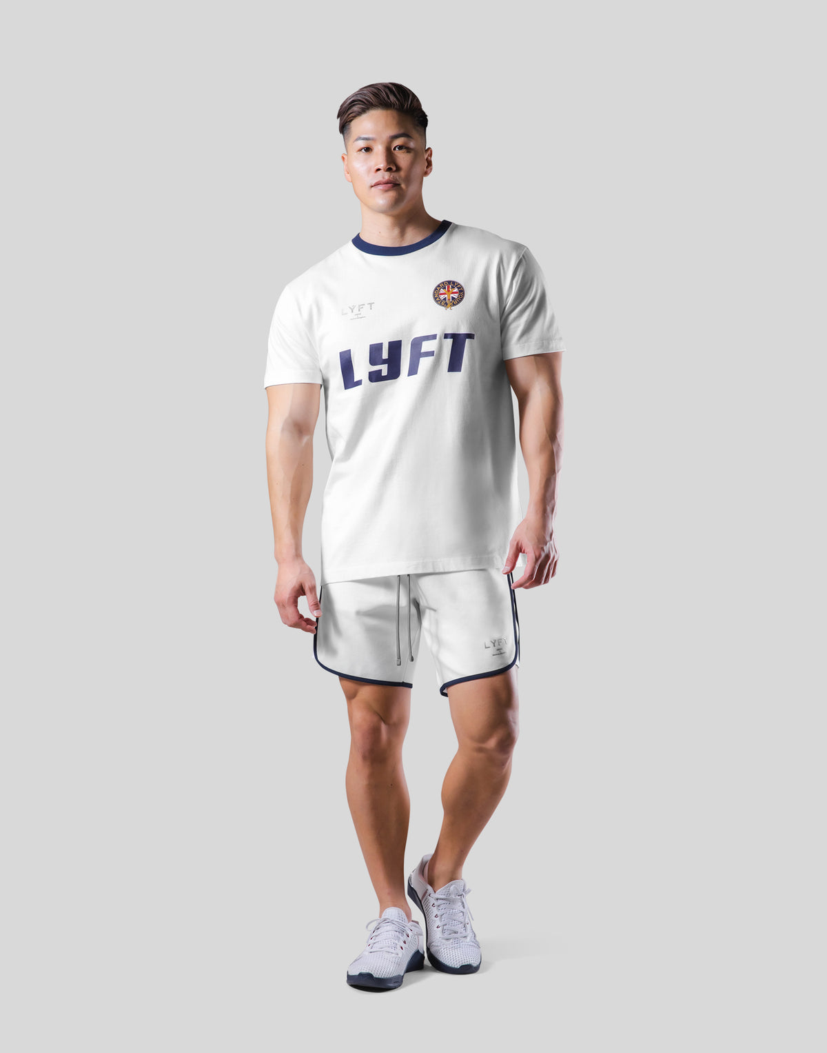 Color Rib Standard T-Shirt - White