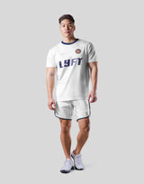 Color Rib Standard T-Shirt - White