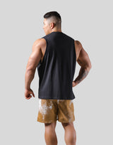 Thunder Logo Drop Tanktop - Black