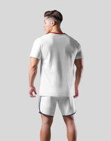 Color Rib Standard T-Shirt - White