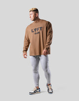 LÝFT CLUB Long T-Shirt - Beige