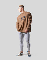 LÝFT CLUB Long T-Shirt - Beige