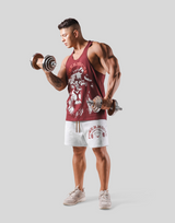 LÝFT × Power House Gym Lion Training Tanktop - Red