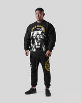 LÝFT × Power House Gym Lion Crewneck Sweat - Black