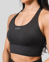 LÝFT Cross Strap Bratop - Black