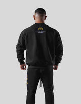LÝFT × Power House Gym Lion Crewneck Sweat - Black