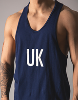UK x JP Training Tanktop - Navy