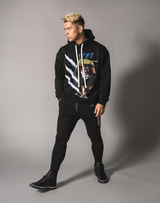 LÝFT Graphic Printed LION Pullover - Black