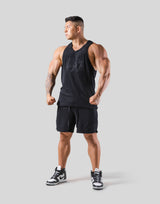 Script Logo Pile Tanktop - Black