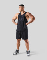 Script Logo Pile Tanktop - Black