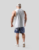 Thunder Logo Drop Tanktop - White