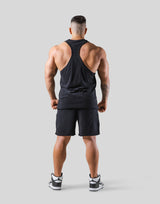 Script Logo Pile Tanktop - Black