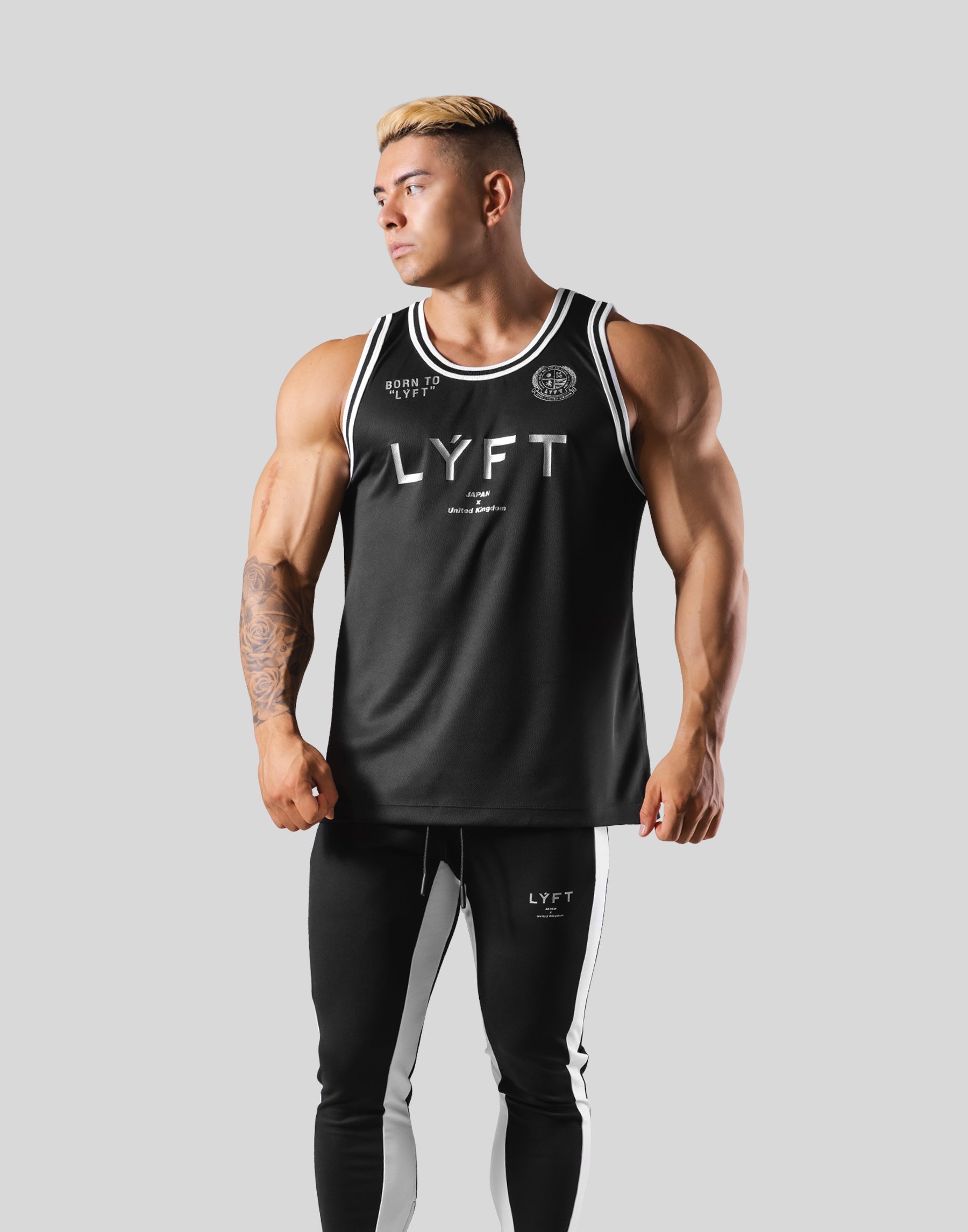 LÝFT Mesh Basketball Tanktop - Black