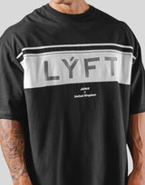 Wide Separate Big T-Shirt - Black